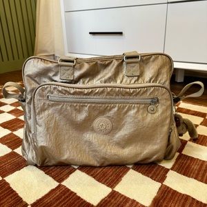 Kipling Alana Diaper Bag Metallic Gold